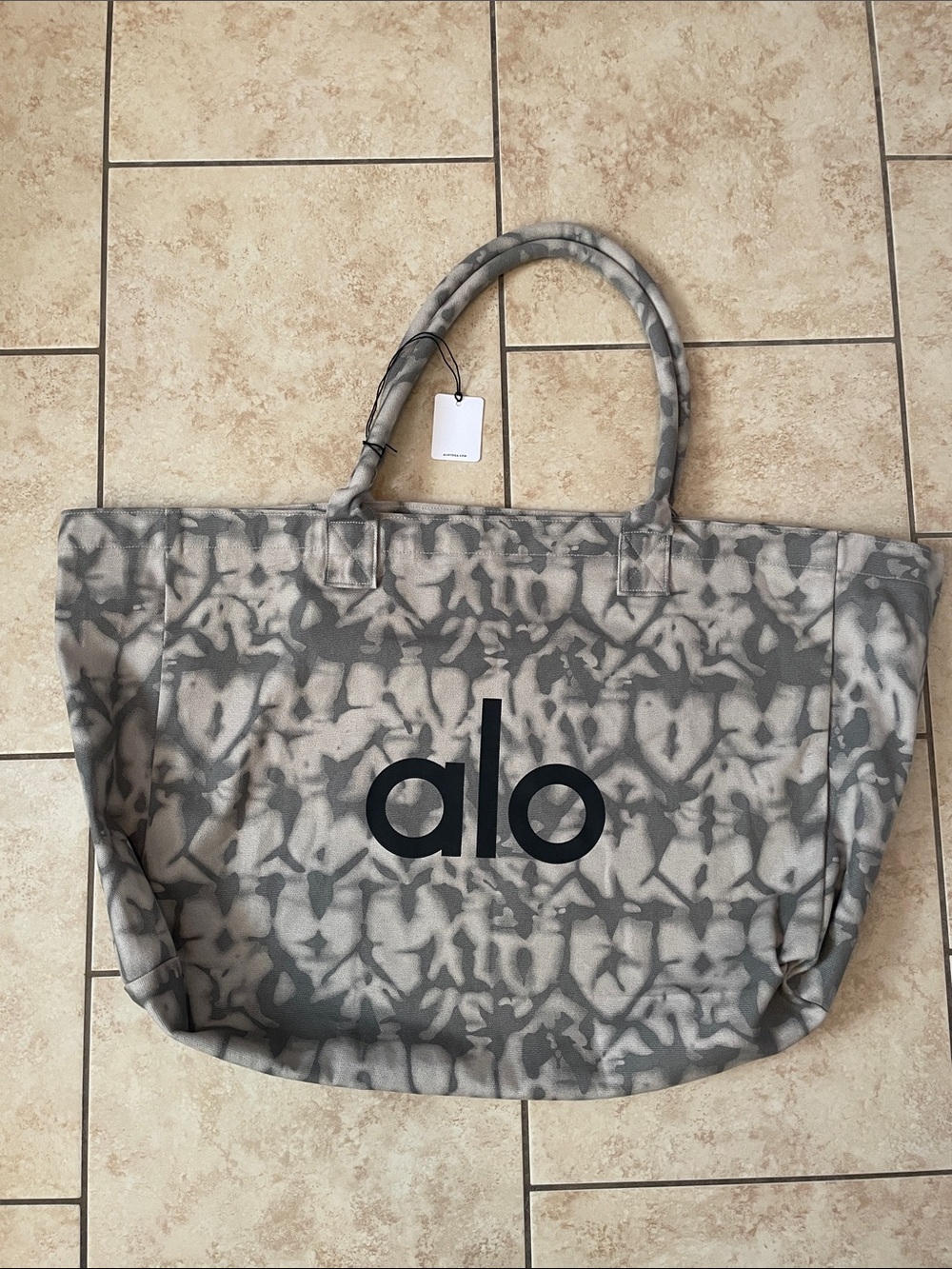 ALO Yoga Iconic Shopper XL Oversized Heavy-Duty Canvas Tote